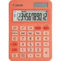Canon LS-125KB - Skrivebordskalkulator - 12 sifre - solpanel, batteri - oransje