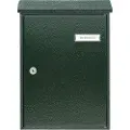 Burg wachter 61070 LETTER 5832 GR Postkasse Stål Grøn Nøglelås