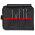 Knipex 92 00 05 ESD, Sort, Flat, Spiss, Bøyd, Rett, 123 g, 5 stykker