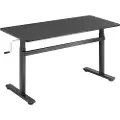Logilink EO0027, Rett, Rektangulær form, Sponplate, Aluminium, Stål, Hjemme kontor, Kontor, Sort