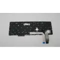 Lenovo Primax - Erstatningstastatur for bærbar PC - bakbelysning - Sveitsisk - svart - for ThinkPad L15 Gen 3 P16s Gen 1 T16 Gen 1