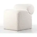 Atelier Del Sofa HomitisPuffLeoHvitFotskamler & pufferFra Homeroom