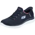 SKECHERS for woman. 150123 Slip-ins: Summits blue (36), Fabric, Flat, Laces, Casual, Sport