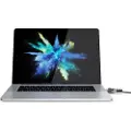 Compulocks Legde Lock Adapter for MacBook Pro TB with Combination Lock - System, sikkerhetssett - sølv - for Apple MacBook Pro Touch Bar with Four Thunderbolt 3 Ports (13.3 in, 15.4 in)