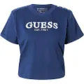GUESS Cn Cropped Washed Logo Kortarmet T-skjorte