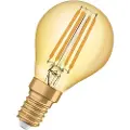 Osram Vintage 1906 - LED-filamentlyspære - klar finish - E14 - 4 W (ekvivalent 35 W) - klasse F - behagelig varmt lys - 2400 K - gull