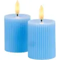 Sirius Home Sirius Smilla Genopladelig Mini Bloklys - Blå - 2 stk