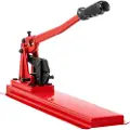 Vevor 24" håndpresse for benk, skjærekapasitet 3/8" boltekutter for benk, hardhet 35-45HRC krympeverktøy for ståltau, rød pressemaskin for presseing og kutting, armpresse for benk