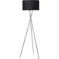 Nielsen UPTOWN GULVLAMPE KROM M/SORT SKÆRM