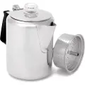 GSI Rustfritt Stål Silikon Glacier Kaffetrakter Med Håndtak 9 Kopp