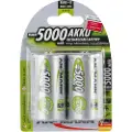 Ansmann - Batteri 2 x D - NiMH - (oppladbart) - 5000 mAh