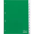 Durable 6210-05, Numerisk faneindeks, Grønn, Portrett, A4, 230 mm, 297 mm