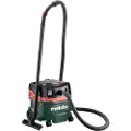 Metabo ASA 20 L PC, 1200 W, Sylindervakuum, Tørr & våt, 20 l, 78 dB, Sort, Grønn, Rød