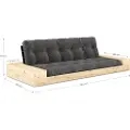 Karup DesignBase Sovesofa m. 2 sidebokser Tre-seterBlåSovesofaerFra Homeroom