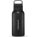 LifeStraw Go 2.0 Stainless Steel Vannfilterflaske 1L, Svart