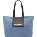 Karl Lagerfeld Ew Pocket Denim Shopper Bag
