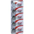 Maxell 18586500, Engangsbatteri, CR1620, Sink-mangandioksid (Zn/MnO2), 3 V, 5 stykker, 80 mAh