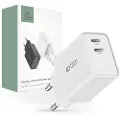 Tech-Protect C35W 2-Ports Nettverkslader - 2xUSB-C - Hvit