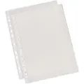 Esselte Lomme Std. A4 55my topp. Glasskl. Pk/100