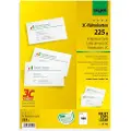 Sigel Visittkort, 3C, A4, 100 visittkort, bright white, 225g
