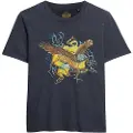 Superdry Biker Rock Graphic Relaxed Kortarmet T-skjorte