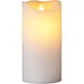 Sirius Sara Exclusive LED Vokslys Hvid - Ø 7,5 - H 15 cm