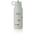 Liewood Falk Vattenflaska 350 ml Vehicles Dove Blue Liewood