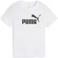 Puma ESS No. 1 Logo Tee Kids, Clothing, White, 6-7Y
