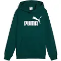 Puma ESS No. 1 Logo Hoodie Youth, Clothing, Dark Myrtle, 7-8Y