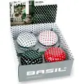 Basil Big Polkadot 80 Mm Sykkelklokke 4 Enheter