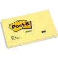 3M 655Y, firkant, Gult, Papir, Polyester, 127 mm, 76 mm