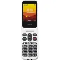 Doro Leva L30 - 4G funksjonstelefon - RAM 64 MB / Internminne 128 MB - microSD slot - LCD-display (TFT) - 320 x 240 piksler (60 Hz) - rear camera 2 MP - rød/hvit