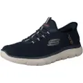 SKECHERS for man. 232457 Slip-ins: Summits - High Range marine (46), Fabric, 3 to 5 cm, Laces, Casual, Navy