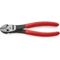 Knipex TwinForce, Diagonal tang, Kromvanadiumstål, Plast, Rød, 180 mm, 255 g