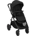 Graco Near2Me DLX Trio, Baldakin, Sportsvogn med reisesystem, Alle kjønn, Solide hjul, Sammenleggbar, Sort