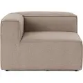 Atelier Del Sofa Homitis1-seters sofa -Brinly LeftBrunSofamodulerFra Homeroom