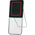 Vevor sammenleggbar lacrosse-rebounder for bakgård, 3x8 fot volleyball-reboundernett, pitchback throwback baseball softball return treningsskjerm, justerbar vinkel skyteøvelsestreningsvegg, svart