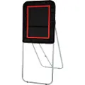 Vevor sammenleggbar lacrosse-rebounder for bakgård, 3x4 fot volleyball-reboundernett, pitchback throwback baseball softball return treningsskjerm, justerbar vinkel skyteøvelsestreningsvegg, svart