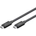 Goobay USB-C - USB-C USB-kabel 1,2 m Sort