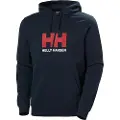 Helly Hansen for man. 30394 Hooded sweatshirt with navy logo (L), Casual, Long sleeve, Organic Cotton, Sustainable