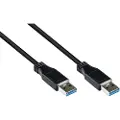 Pro USB-A <-> USB-A - 1.5m - Svart