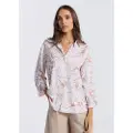 Victorio & Lucchino , V&L for woman. 3608746 Printed long sleeve blouse white (XS), Casual, Viscose