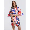 Victorio & Lucchino 134628-3558-716 Printed Kort Ermet Kort Kjole