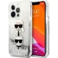 Karl Lagerfeld Klhcp13xkicgls Iphone 13 Pro Max 6.7 Liquid Karl&choupette Head Telefondeksel