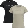 Hummel Cali Cotton Kortarmet T-skjorte 2 Enheter