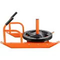 Vevor Vekttreningstrekkslede, treningsslede for styrketrening med håndtak, Power Sled treningsutstyr for atletisk trening og hastighetsforbedring, egnet for 1"&2" vektskive, oransje