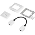 Renkforce RF-4538136 HDMI Adapter [1x HDMI-tilslutning - 1x HDMI-tilslutning] Hvid forgyldte stik 15.00 cm