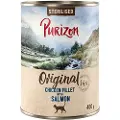 Purizon Original 24 x 400 g - kornfri - Adult Sterilised: Kyllingfilet med laks