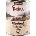 Purizon Original 24 x 400 g - kornfri - Adult Sterilised: Kyllingfilet med kalkun