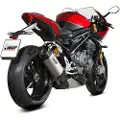 MIVV Sr-1 Triumph Speed Triple 1200 Rr/rs 2021-24 T.025.lr1t Homologert Slip On Lyddemper